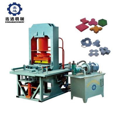 China Building Material Shops Color Paver Block Making Machine for sale