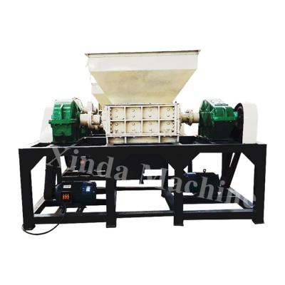 China Factory Durable Double Shaft Blade Plastics Shredder Scrap Iron Scrap Iron Shredding Equipment For Sale for sale