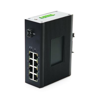 China 2021 Hot Sale Network Switch PoE Durable Industry 1 Light Electricity Network Switch 8 BOMA-IN-MEM8-OM1-SFP for sale