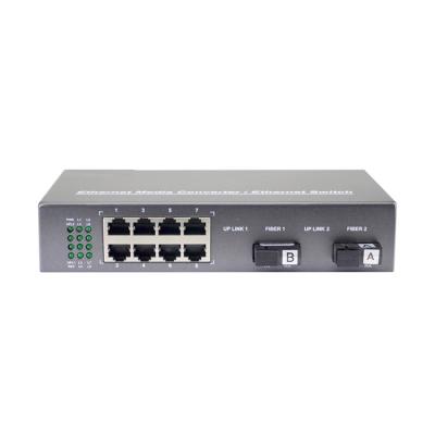 China New design brand new home optical network switch 2 8 gigabit electrical network switch poe BOMA-IN-PEM8-OM1 for sale