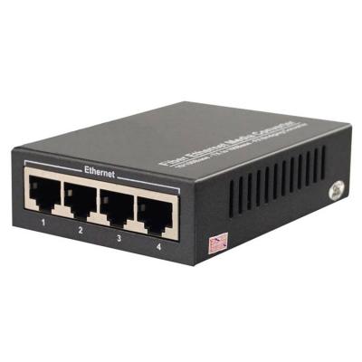 China Factory Supply Switching Network Core Durable Switch 1 Port 4 RJ45 Optical Network Switch BOMA-IN-EM4-OM1 for sale