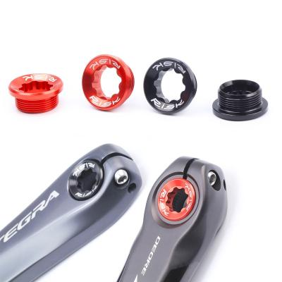 China SB128 Alumiium Aluminum Alloy Mountain Bike Crank Bolts Road Bike Screw Cover Cap Crankset Crank Cover Aluminum Road Bike Mount for sale