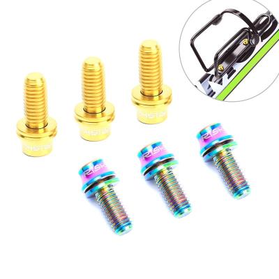 China Other SU020 Titanium Alloy Bolts M5X12 Screws For Water Bottle Cage Rack Mtb Road Bike Cycling Cycling for sale