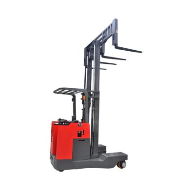 China Building Material Shops Material Handling Long Loader 4 Way Side Reach Electric Forklift Autoelevadores for sale