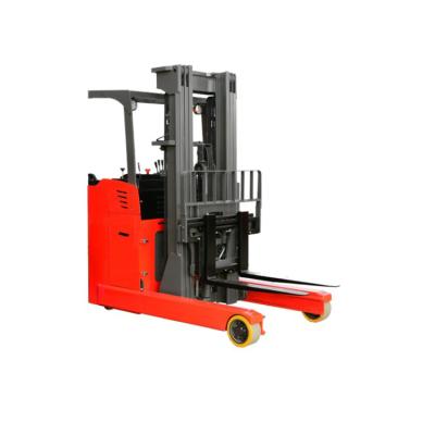 China Building Material Shops 2 Ton Electric Reach Stacker 2000kg Reach Forklift For Sale 3M-7.5m Lifting Height for sale