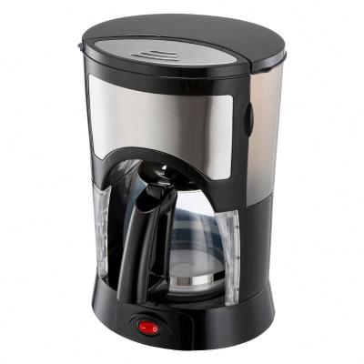 China Hotel 4-6 cup food grade plastic material cofe machine coffee maker with heat system for sale