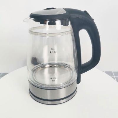 China 360 Degree Rotational Base Household Commercial Hotel Winning Star 1.5 Liter Digital Electric Glass Jug Kettle for sale