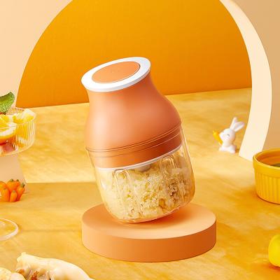 China Commercial New type 100-400 ml Mini manual garlic Pepper egg masher garlic beater grinder vegetable chopper mixer for home use for sale