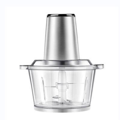 China Hotel Multifunctional Household 300W Food Processor Glass Meat Bowl Grinder With Two Knife Head for sale