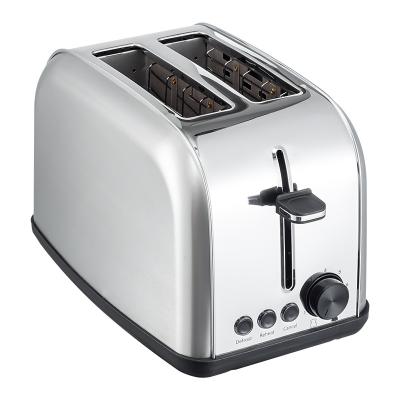 China Easy Operate Mechanical Timer Sandwich Maker Reheat Function Led Display 2 Slice Bread Toaster for sale