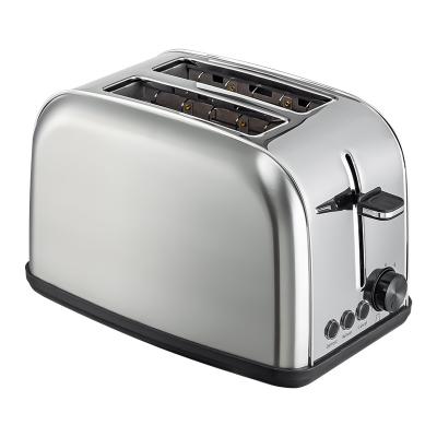 China Easy Operate Auto-Centering System Defrost Reheat Cancel  2 Slice Stainless Steel Sandwich Bread Toaster for sale