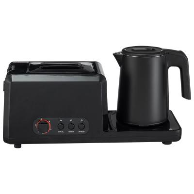 China Easy Operate Household PP Housing Electric Digital Bread Sandwich Toaster Water Kettle Set for sale