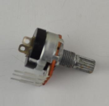 China 16mm rotary potentiometer, carton potentiometer with metal shaft, potentiometer with switch for sale