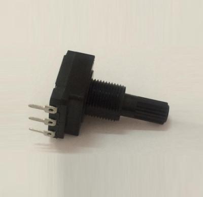 China rotary potentiometer, carbon potentiometer, potentiometer with insulated shaft, 16mm potentiometer for sale