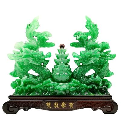 China Resin Dragon Doll Collection Table Decoration Dragon Year Statue Ornament Home Decoration Japan Epoxy Resin Doll Dragon Opens Statue for sale