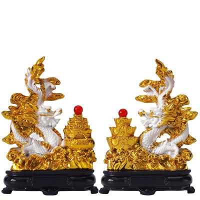 China Japan 2023 Abstract Dragon Sculptures Resin Crafts Dragon Statue Best-selling Home Office Decoration Gifts Decor Feng Shui Items for sale