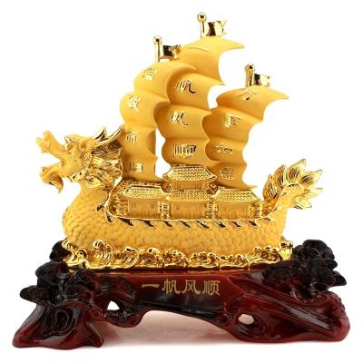 China Europe Custom Modern Silicone Mold Handmade Sculpture Decorate Articles Statue Resin Rrafts For Home Decoration Sailboat Ornaments for sale