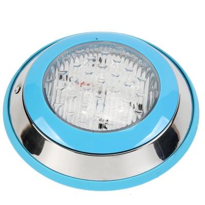 China LED Pool Light IP68 6W 9W 12W 15W Optional Outdoor Fountain Multicolor LED Solar Powered Wall Mounted Waterproof Swimming Pool Light for sale