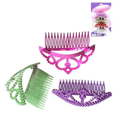 China Wholesale PP Fashion Lovely Kids Party 8cm Toys Small Plastic Crown Ornament For Girls for sale