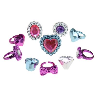 China The most popular product pp plastic children's promotional wedding gift sets for kids ideas jewelry ring for girls for sale