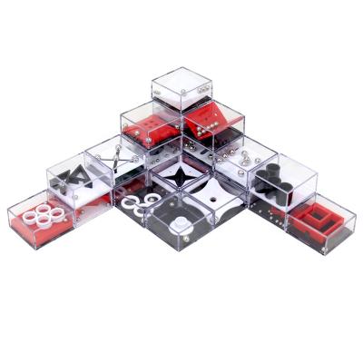 China Children Factory Supply Educational 3d Maze Game Mind Riddle Puzzle Cube Desktop Toy Cubes Toys For Children for sale