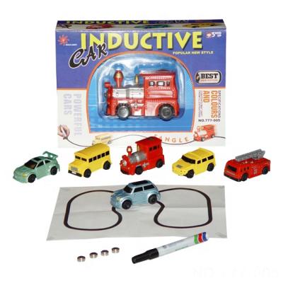 China Follower PP Children Plastic Inductive Robot Toys Electric Pen Drawing Toys Sbattery Line Worked for sale