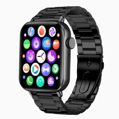 China Custom Logo Touch Screen Smartwatch 1.85 Inch Full Screen Phone Styles Fashion Sport Steel Strap 123+ Model Men Women Smart Watch OEM for sale