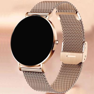 China 6.8mm 1.3 inch Touch Screen Women Smartwatch AMOLED Ladies Smartwatch Ultra-thin Screen + 360*360 Pixels + 22 Sports + Full Metal Case for sale