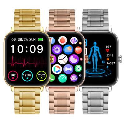 China Rose Gold Smart Watch Women Steel Smartwatch Women APP Control 1.81 Inch + 240*286 + DA Adjustment APPs + Make Call + Play Music + Fast Charge for sale