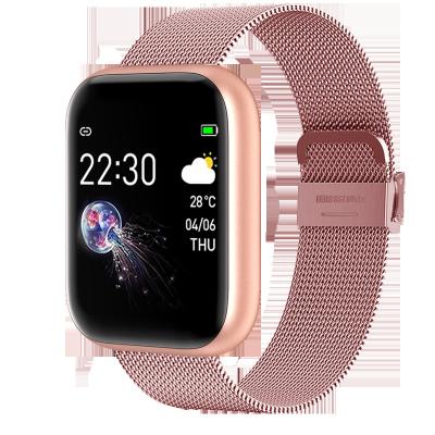 China Full Touch Screen Stainless Steel Smart Watch Women Ladies Smartwatch Touch Screen 1.3 Inch + 38mm Dial + 240*240 Pixels + DA Customized APP for sale