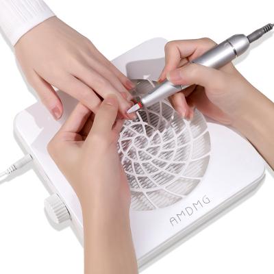 China Nail Art Salon +home Amdmg Professional Lower Price 48W Rechargeable Convenient Nail Dust Collector for sale