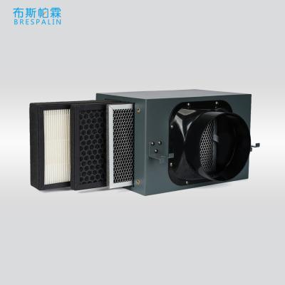 China High efficiency hotels 4 inch air purification box with 3 layers of filter screen for sale