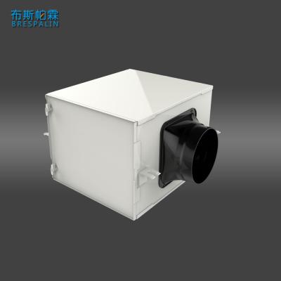 China Triple Duct Hotel Filter HEPA Filtrations Air Purifying Box For Elevate Room for sale