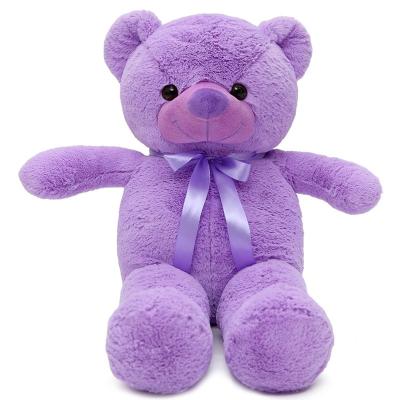 China Wholesale Cheap Custom Teddy Bear Doll Plush Toy Teddy Bear Plush Toy With Lovely Purple Lavender Plush Toy Valentines Gift for sale