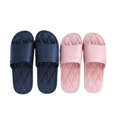 China HOT fashion trend! Summer Home Solid Color EVA Couples Lightweight Indoor Shower Slippers Men&women Slippers for sale