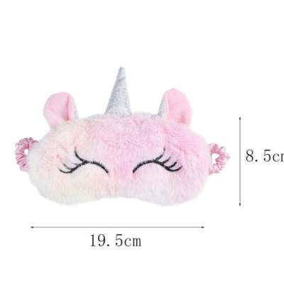 China New Soft Cute Anti-wrinkle Plush Embroidery Sleeping Eye For Girl Children for sale