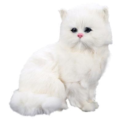 China Hot Selling Simulation Animal Plush Ornaments Persian Cat Toy Home Office Desktop Decoration Cat Plush Toy Simons Cat for sale