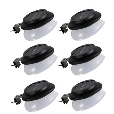 China 6PCS Solar Powered Garden Gutter Led Light Outdoor Yard Loft Wall Garden Patio Gutter Lights for sale