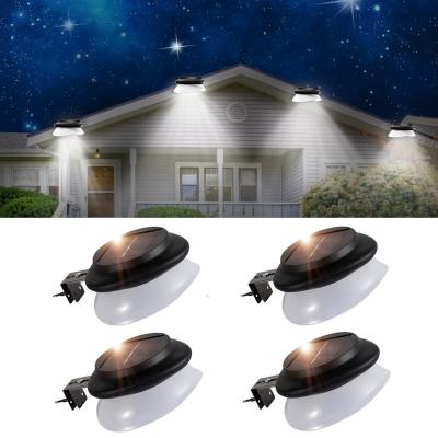 China 4PCS Solar Powered Garden Gutter Led Light Outdoor Patio Garden Wall Yard Attic LED Gutter Lights for sale