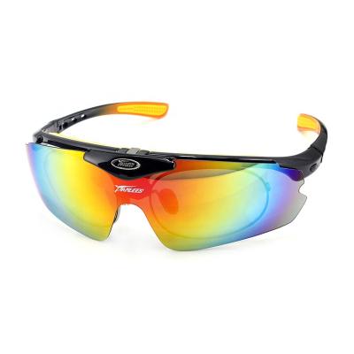 China Custom Mens Polarized Myopia Gafas Ciclismo Lens Windproof Logo Sports Sunglasses Outdoor Uv 400 Interchangeable for sale