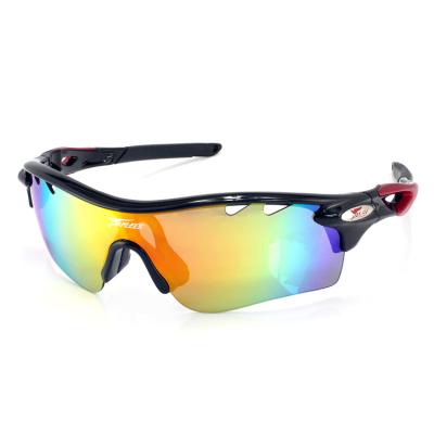 China Custom 2022 Uv400 Men And Women Windproof Sports Sunglasses Run Golf Bicycling Cycling Glasses for sale