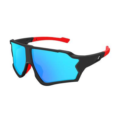 China Large Detachable Frame Sports Sunglasses Cycling Interchangeable Glass Driving Eyewear Tr90 Uv400 Outdoor Sports Sun Glasses for sale