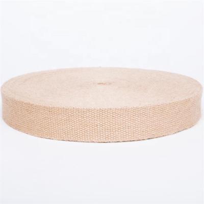 China High Quality Eco-Friendly Jute Webbing Eco-Friendly Jute Tape Natural Eco-Friendly Ribbon Use for Bag, Sofa Sash Chair, Tree Wrap for sale