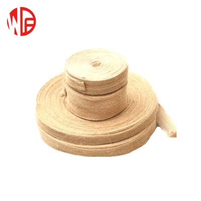 China High Quality Viable Jute Roll Machine Jute Roll Hemp Belt Ribbon Jute Rice Bag for sale