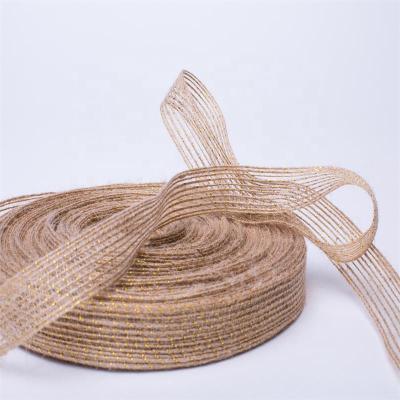 China High Quality Eco-friendly Disposable Ribbon DIY Fish Ribbon Fish Jute Silk Ribbon for Decoration for sale