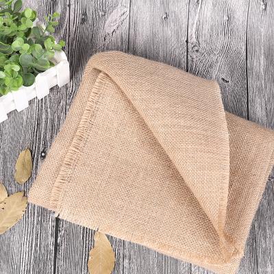 China Hot Sales Natural Hessian Viable Hessian Fabrics Jute Eco-Friendly Jute Burlap for Bag and Decoration Uses for sale