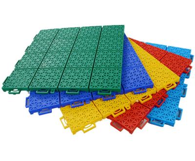 China Hot Sale Plastic Basketball Floor Tiles Basketball Court Assembly Suspended Portable for sale