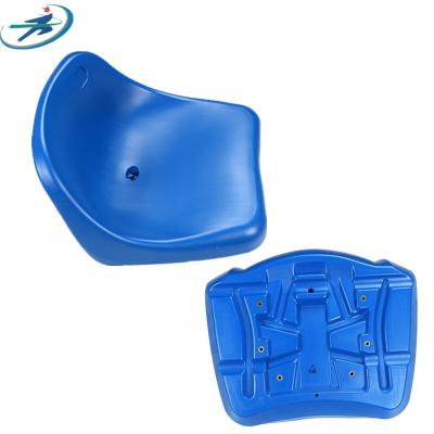 China HDPE As Original Material Outdoor Assembly Bleachers Spectacular Low Back Stadium Plastic Patio Seats Chair for sale