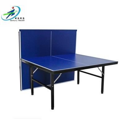 China Exercise Body Standard Size Indoor Table Tennis Tables Foldable Ping Pong Tennis Table for sale