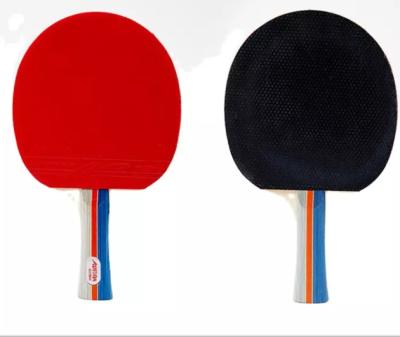 China Body Buliding Cheap Table Tennis Rackets Bat Paddle Set Table Tennis Ping Pang Racket With Ball With High Quality Material for sale